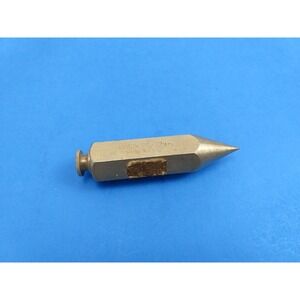 Hanson PB 328H Plumb Bob Made In USA Brass Steel Carpentry Tool